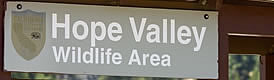 Hope Valley Wildlife Area Sign